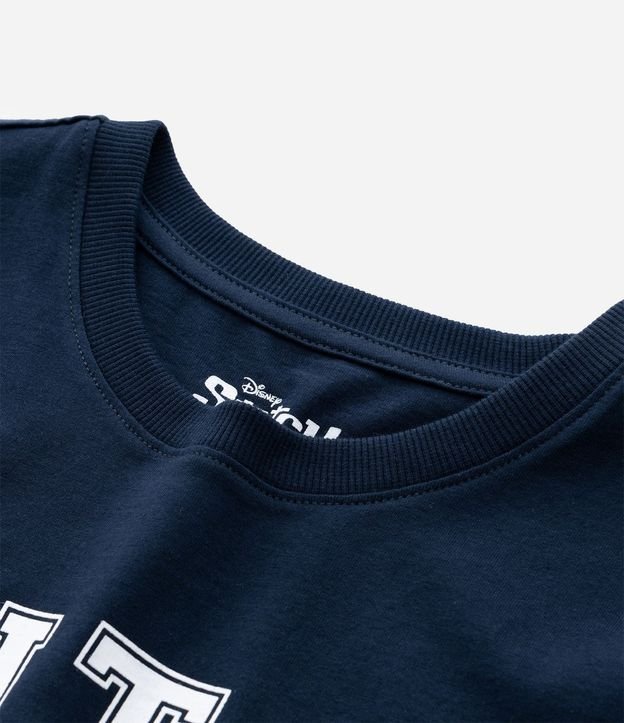 Remera corta Infantil con Bordado de Stitch - Talle 5 a 14 años 5