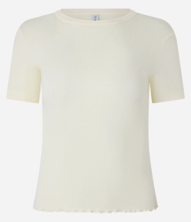 Blusa en Viscosa Texturizada con Bajo Ondulado 4