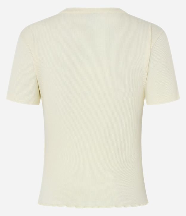 Blusa en Viscosa Texturizada con Bajo Ondulado 6