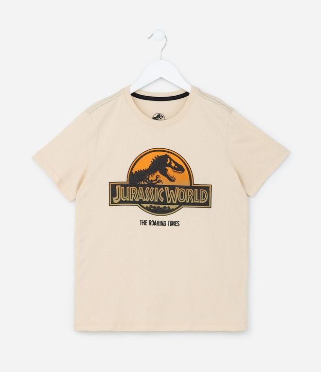Remera Comfort Infantil con Estampa Jurassic World - Talle 5 a 14 años