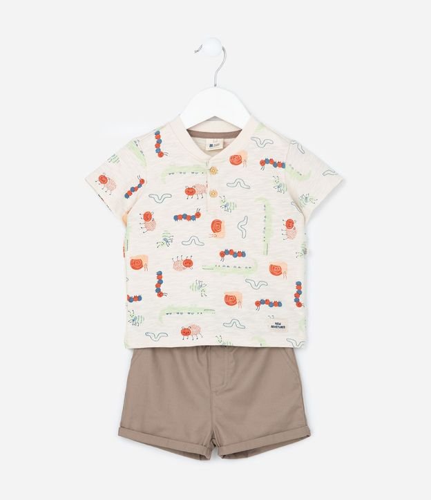 Conjunto Infantil con Estampa Animalitos - Talle 0 a 18 meses 2
