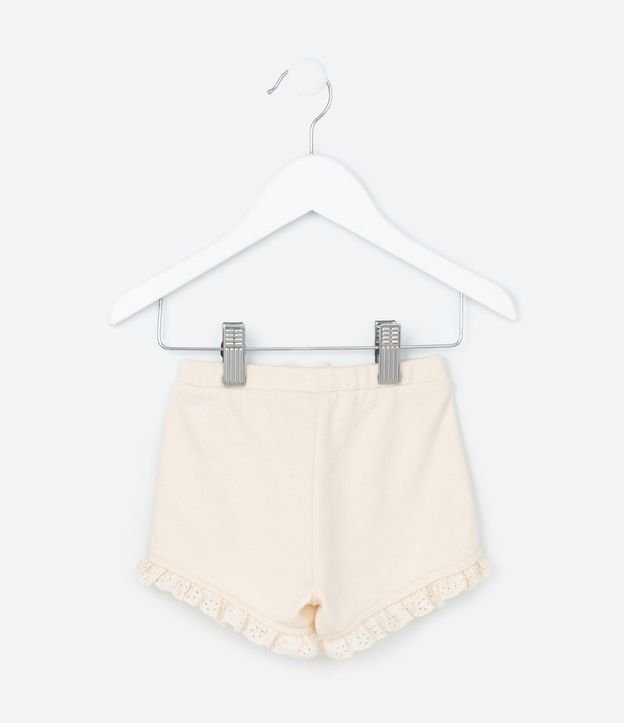 Short Infantil con Volados y Lazo - Talle 0 a 18 meses 3