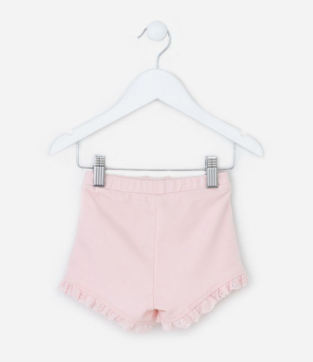 Short Infantil con Volados y Lazo - Talle 0 a 18 meses 3