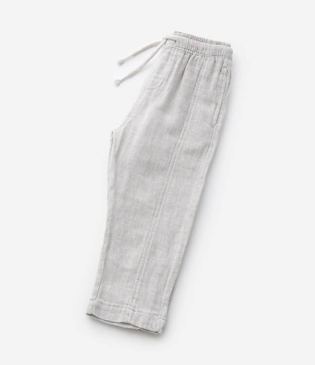 Pantalón Infantil con Lino y Cintura Elástica - Talle 1 a 6 años 6