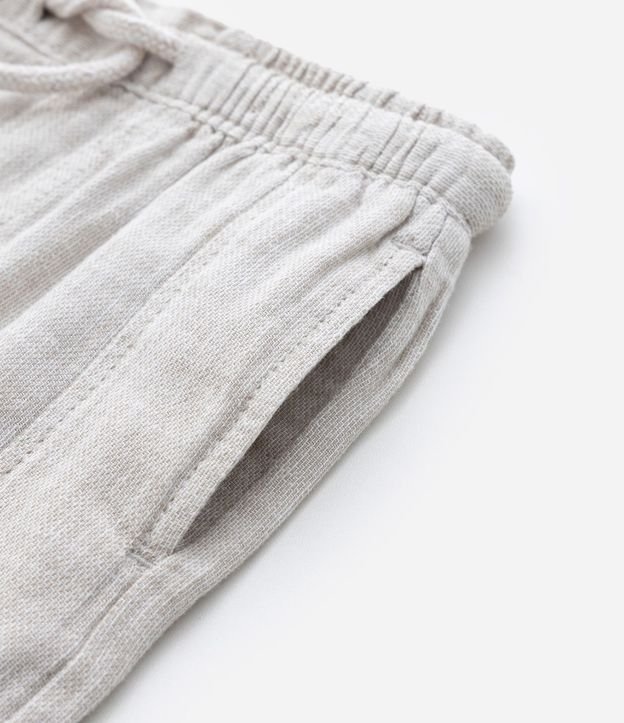 Pantalón Infantil con Lino y Cintura Elástica - Talle 1 a 6 años 7