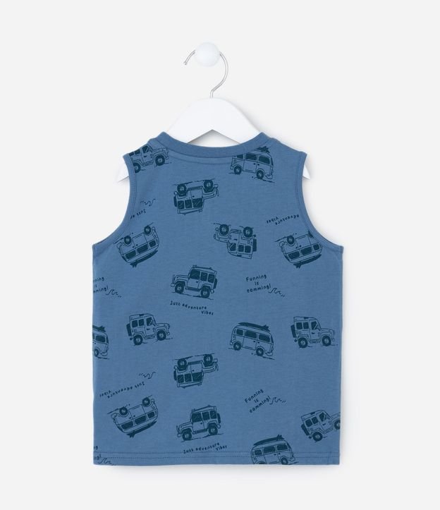 Conjunto Infantil con Estampa de Coches y Rayas - Talle 1 a 6 años 4