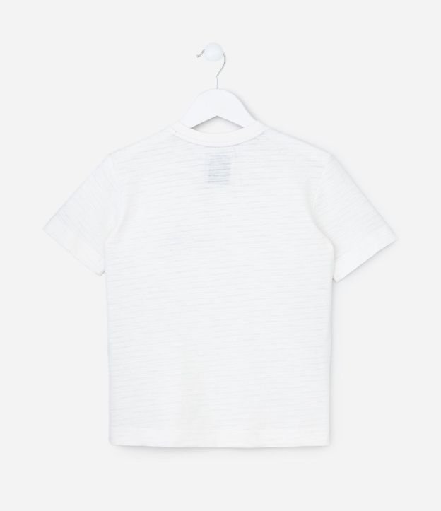 Remera Infantil Texturizada con Bordado Lettering - Talle 5 a 14 años 3