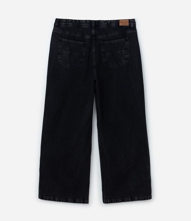 Pantalón Wide Leg en Jeans Marmorizado Curve & Plus Size 9