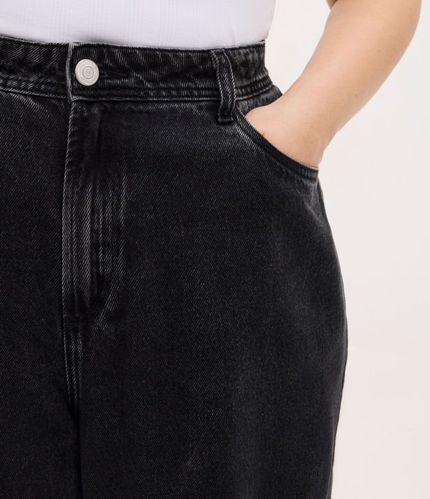 Pantalón Wide Leg en Jeans Marmorizado Curve & Plus Size 5