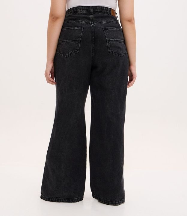 Pantalón Wide Leg en Jeans Marmorizado Curve & Plus Size 6