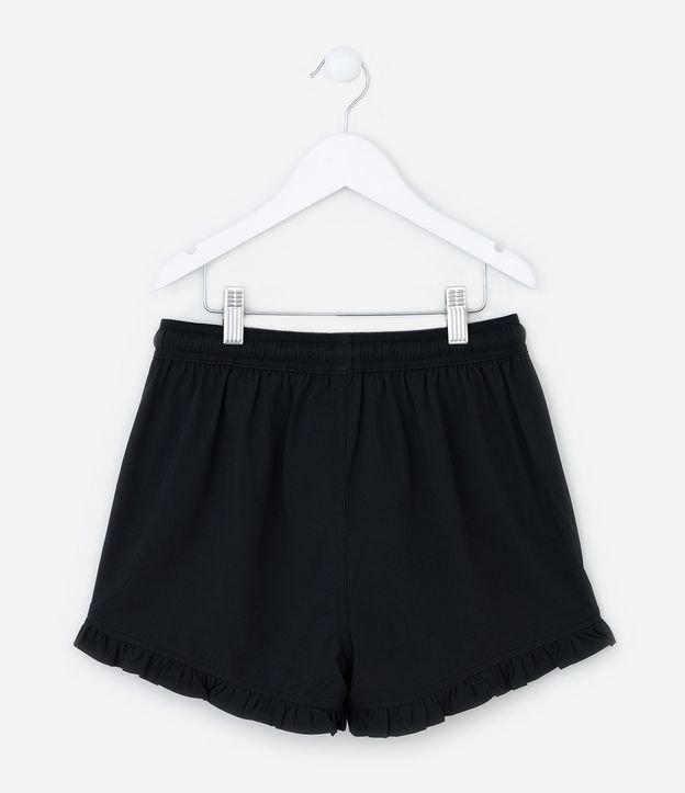 Short Infantil en Microfibra con Volados - Talle 5 A 14 años 3