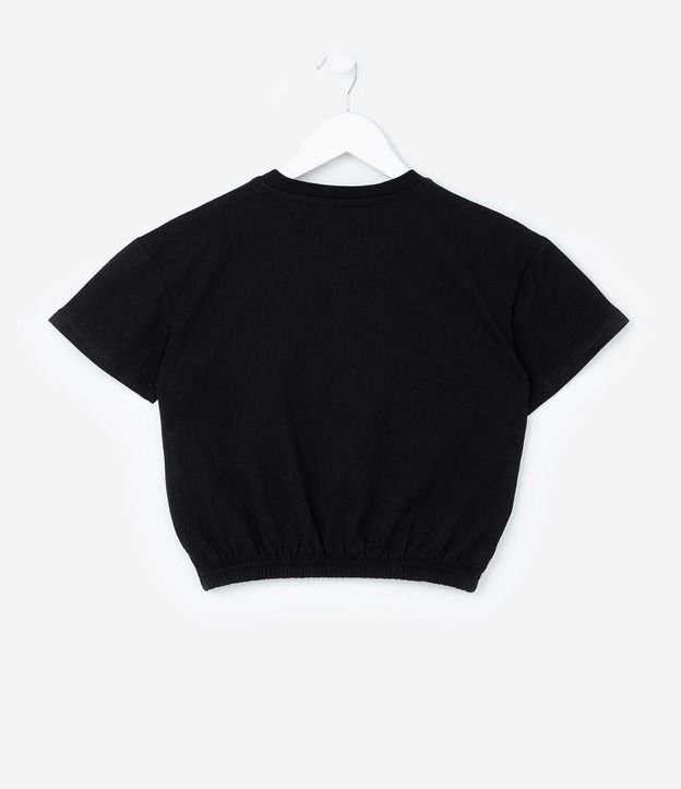 Remera Corta Infantil con Estampa Araña en Foil - Talle 5 a 14 años 3