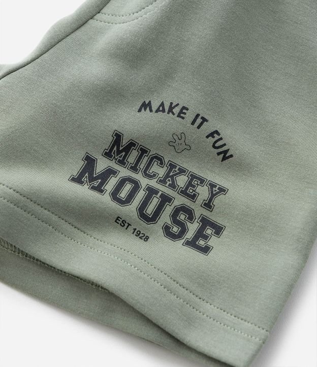 Bermuda Infantil en Modal con Estampa de Mickey - Talle 1 a 6 años 5