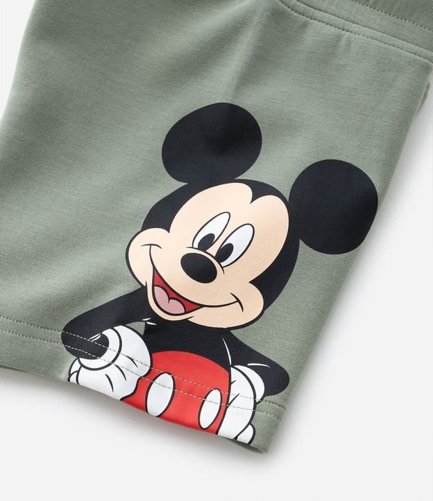 Bermuda Infantil en Modal con Estampa de Mickey - Talle 1 a 6 años 8