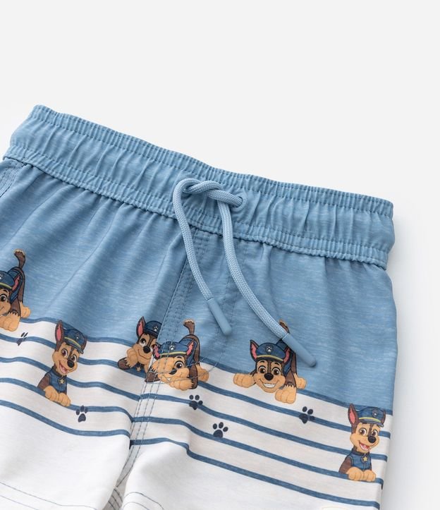Bermuda Infantil con Estampa Rayas Paw Patrol - Talle 1 a 6 años 6