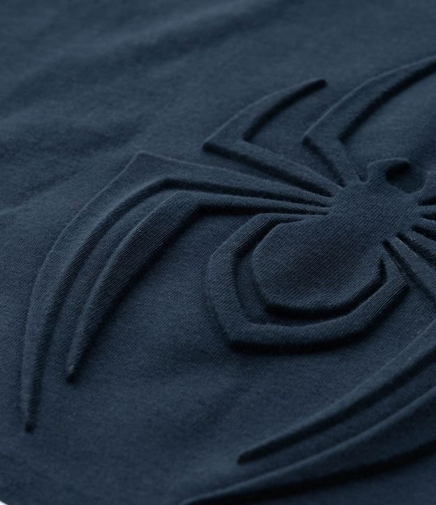 Remera Infantil con Relieve y Lettering Holográfico Hombre-Araña - Talle 4 a 12 años 8