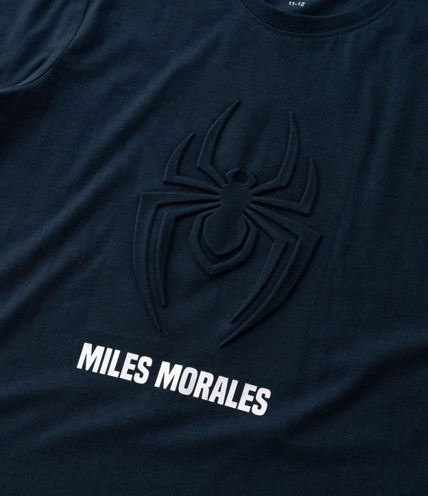 Remera Infantil con Relieve y Lettering Holográfico Hombre-Araña - Talle 4 a 12 años 9