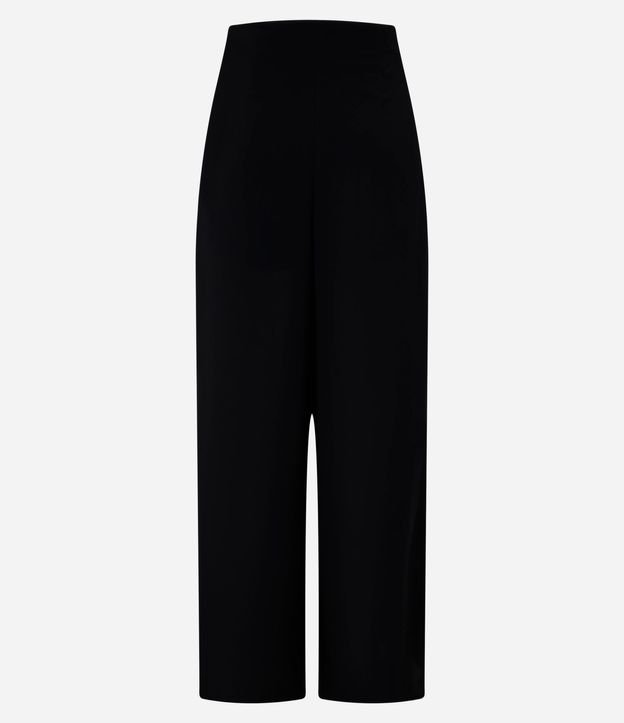 Pantalón Pantalona en Chiffon con Pliegues Delanteros 6