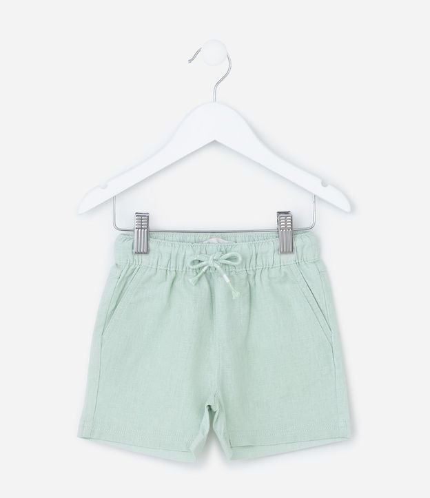 Bermuda Infantil en Lino con Bolsillo - Talle 1 a 5 años 2