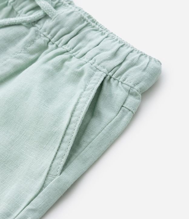 Bermuda Infantil en Lino con Bolsillo - Talle 1 a 5 años 7