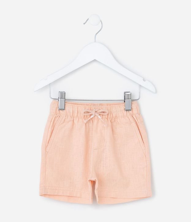 Bermuda Infantil en Lino con Bolsillo - Talle 1 a 5 años 2