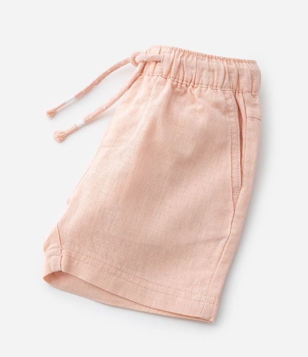 Bermuda Infantil en Lino con Bolsillo - Talle 1 a 5 años 7