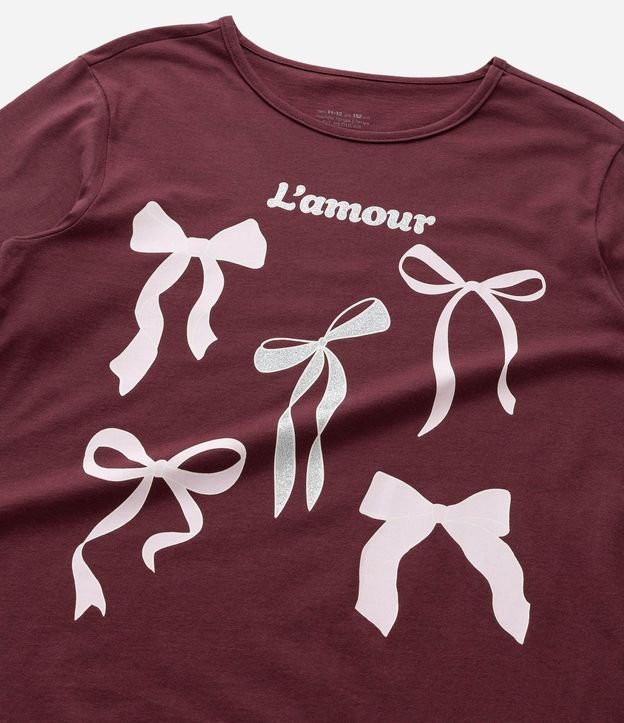 Remera Infantil con Estampa Lazos - Talle 5 a 14 años 5
