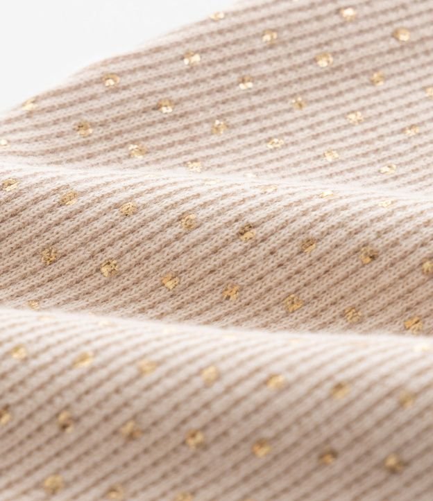 Pantalón Legging Infantil en Rib con Brillos en Foil - Talle 1 a 6 años 3