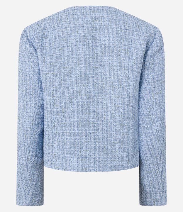 Casaqueto en Tweed con Bolsillos con Solapelas 10