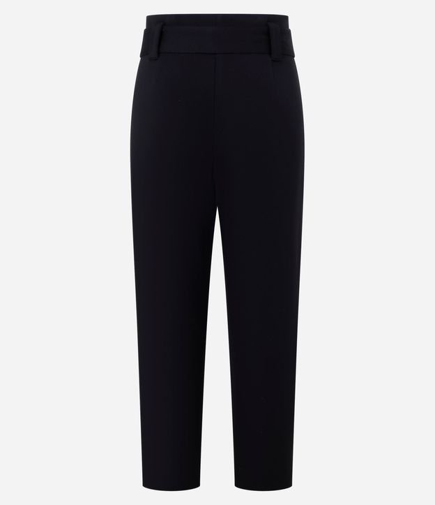 Pantalón Carrot en Punto Roma con Cinturón Lazo 6