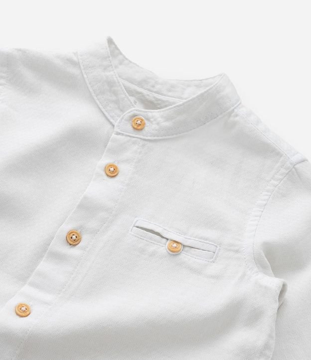 Camisa Infantil con Cuello Padre y Botones Contrastantes - Talle 1 a 6 años 10