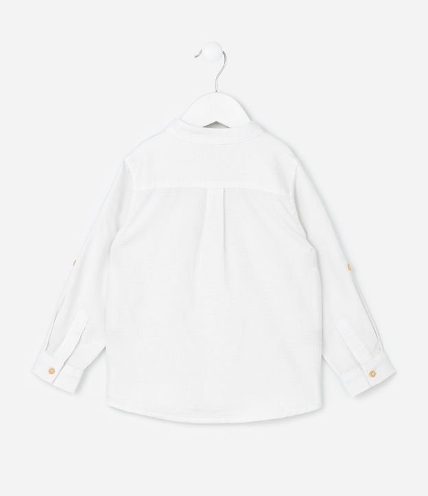 Camisa Infantil con Cuello Padre y Botones Contrastantes - Talle 1 a 6 años 3