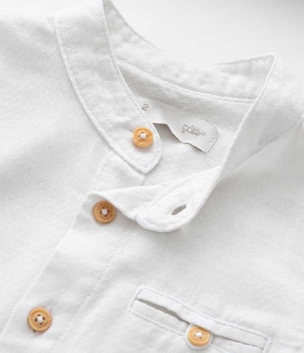 Camisa Infantil con Cuello Padre y Botones Contrastantes - Talle 1 a 6 años 8