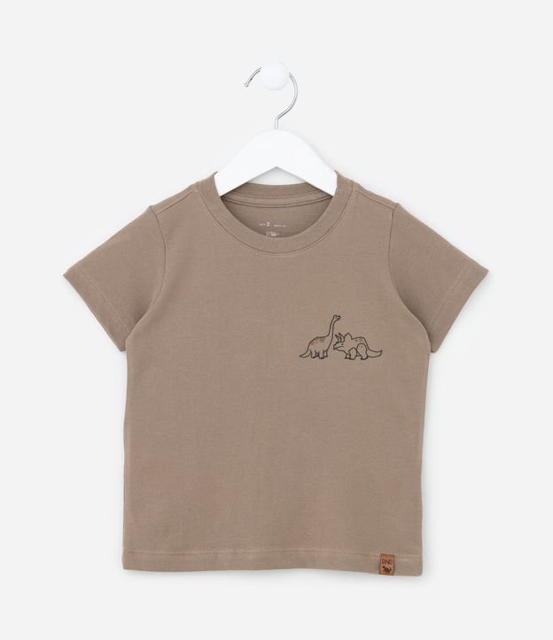 Remera Infantil con Estampa de Dinos - Talle 1 a 6 años 2