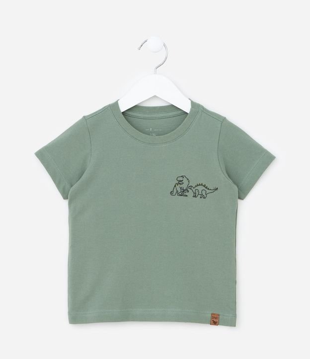 Remera Infantil con Estampa de Dinos - Talle 1 a 6 años 2