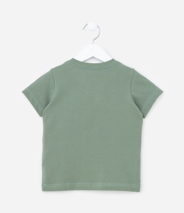 Remera Infantil con Estampa de Dinos - Talle 1 a 6 años 3