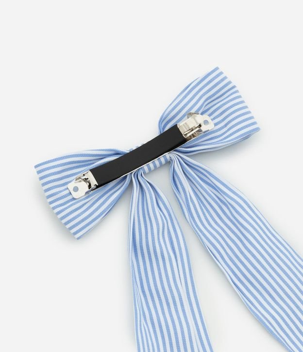 Pinza para el Pelo con Forma de Lazo Listrado 3
