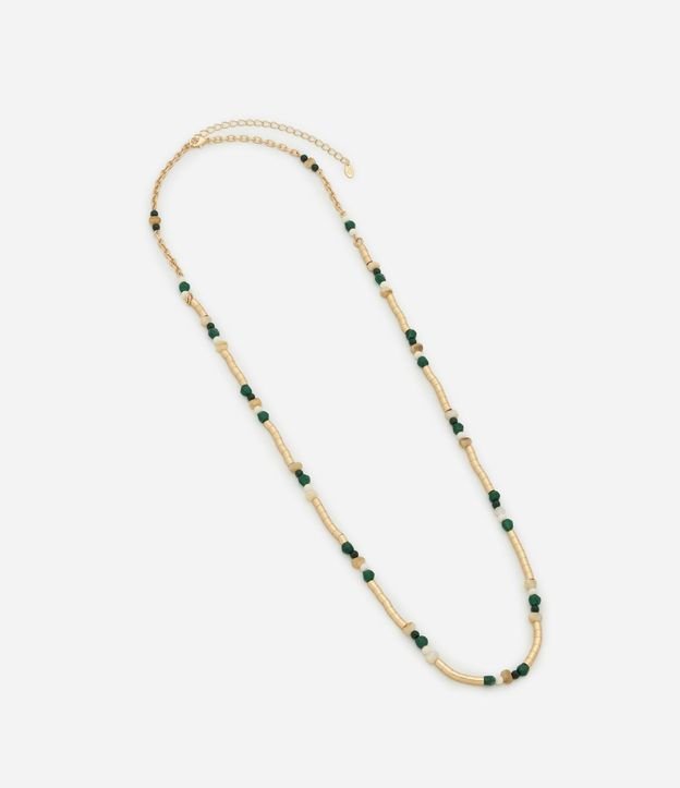 Collar Largo con Piedras en Resina 2