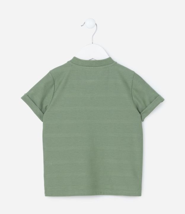 Remera Infantil Texturizada con Cuello Henley - Talle 1 a 6 años 3