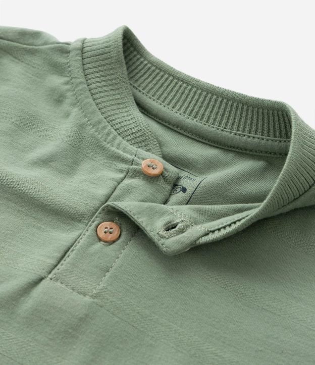 Remera Infantil Texturizada con Cuello Henley - Talle 1 a 6 años 7