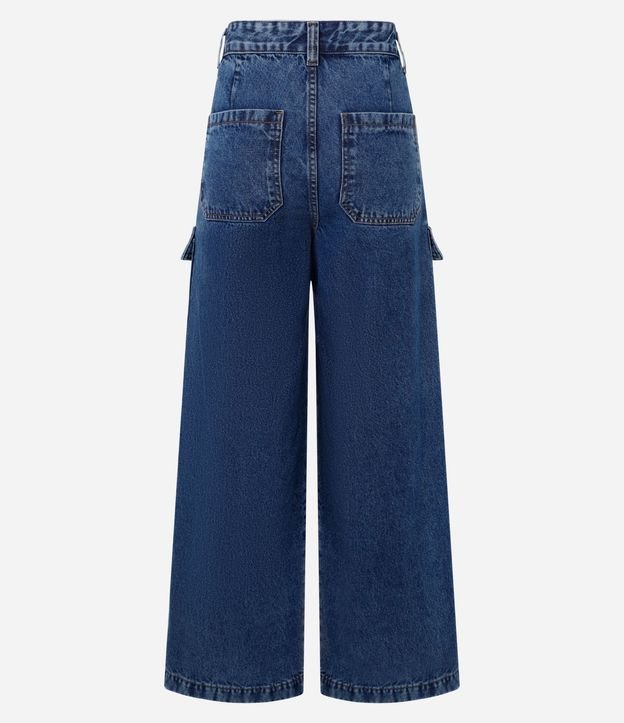 Pantalón años 90 en Jeans con Bolsillo Cargo 8