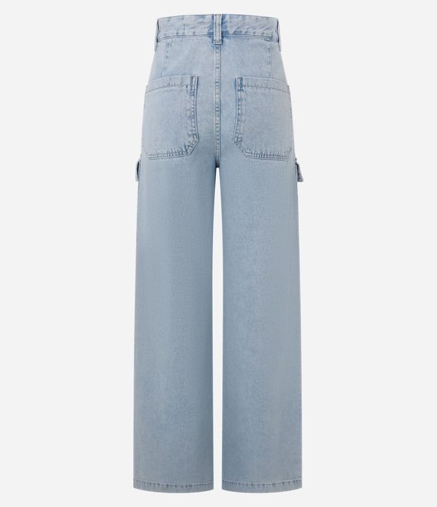 Pantalón años 90 en Jeans con Bolsillo Cargo 7