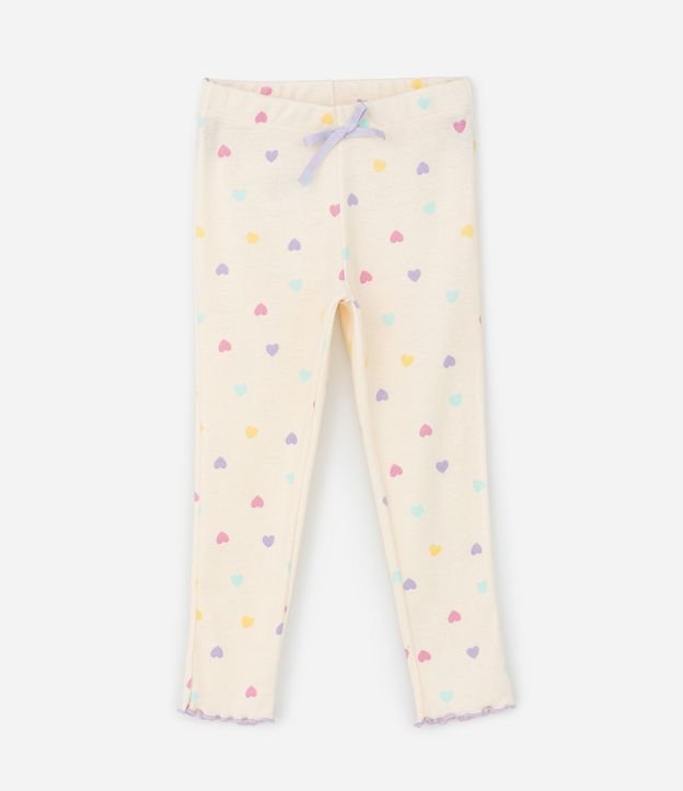 Pijama Infantil en Rib con Estampa Carita Tierna - Talle 1 a 4 años 7
