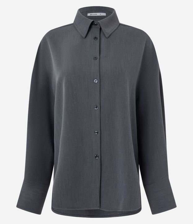 Camisa Oversized Sastrería con Puño Largo 6