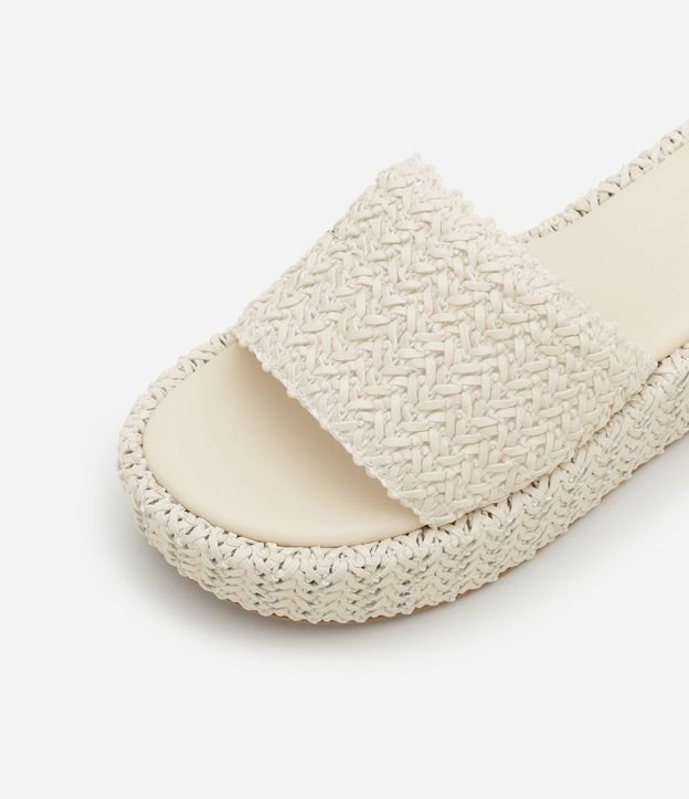 Sandalia Flatform con Superficie Trenzada 5
