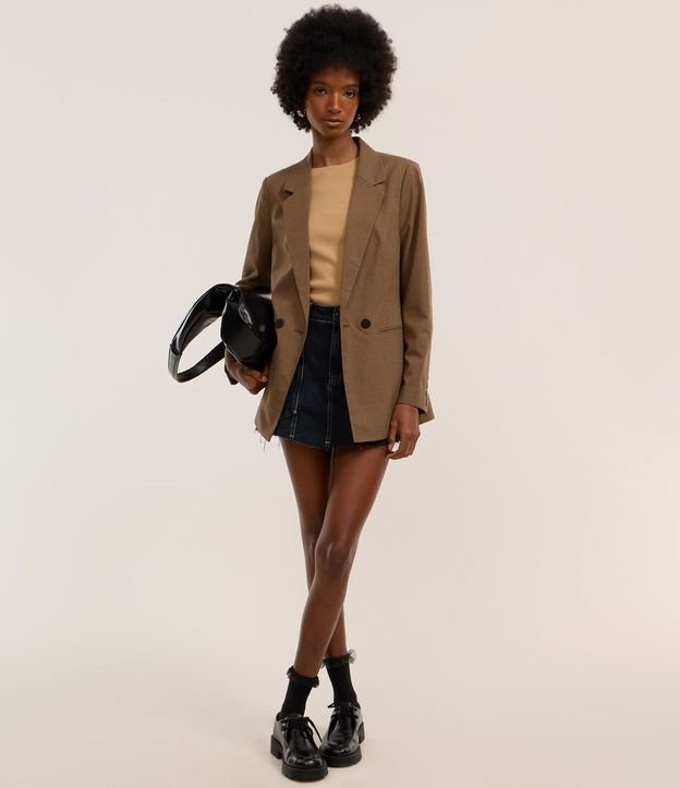 Blusa en Jacquard con Manga Larga 2