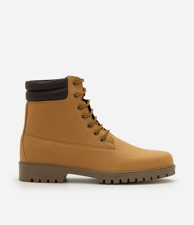 Bota Worker de Cano Medio con Acabado Tipo Nobuck