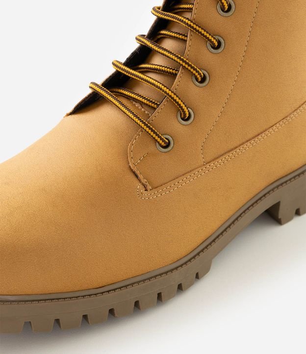 Bota Worker de Cano Medio con Acabado Tipo Nobuck 3