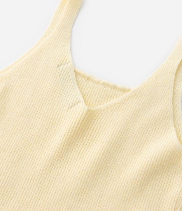 Blusa Cropped Infantil Acanalada en Punto - Talle 5 a 14 años 6