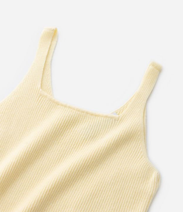 Blusa Cropped Infantil Acanalada en Punto - Talle 5 a 14 años 7